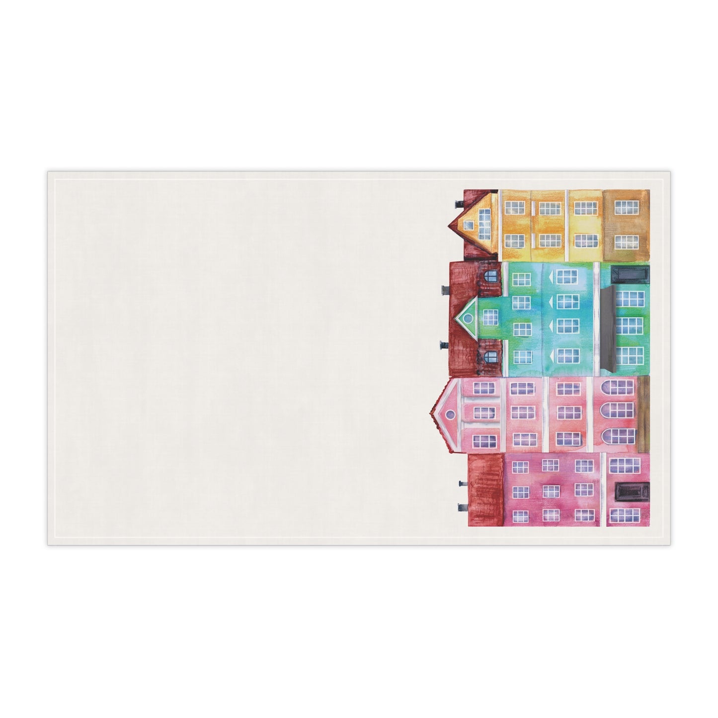 City Watercolor Cotton Tea Towels - Lorena Segura Design Lorena Segura Design