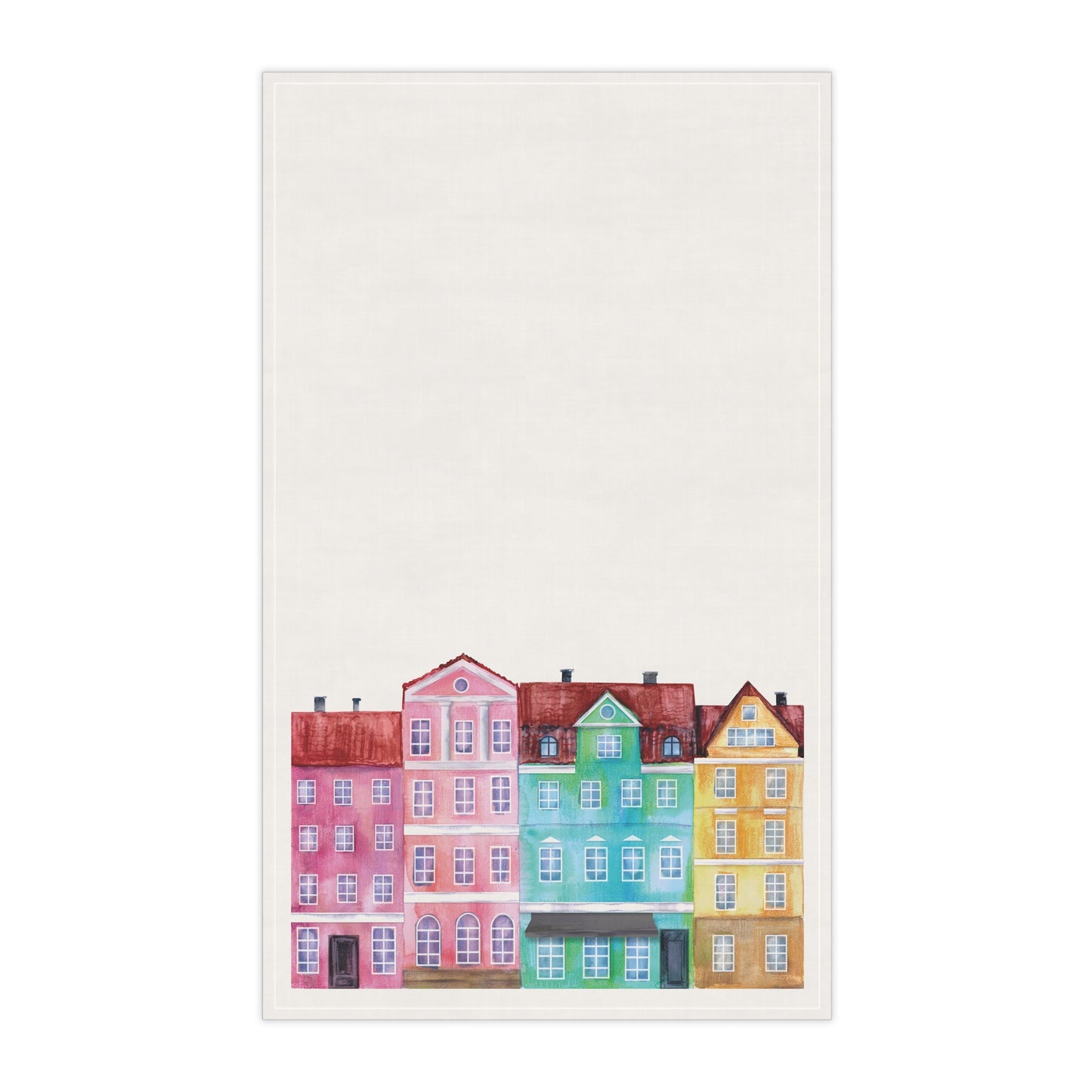 City Watercolor Cotton Tea Towels - Lorena Segura Design Lorena Segura Design
