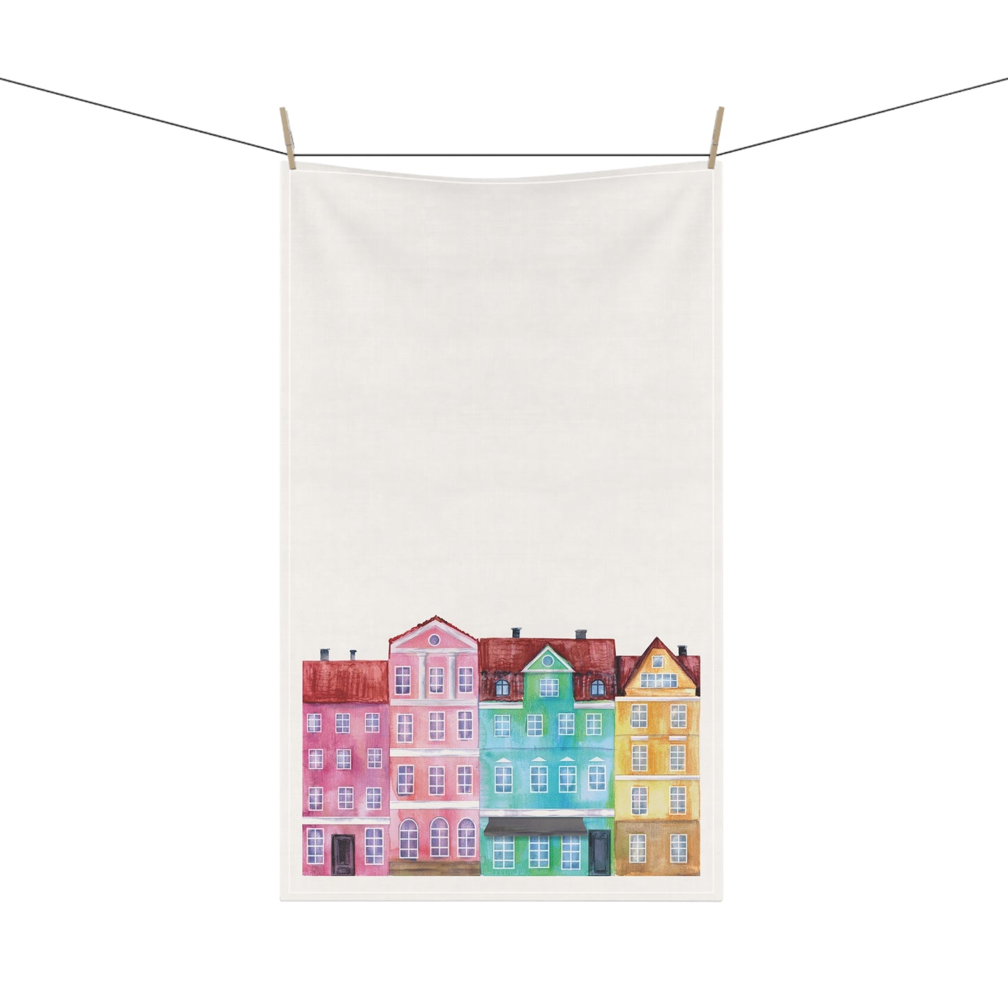 City Watercolor Cotton Tea Towels - Lorena Segura Design Lorena Segura Design