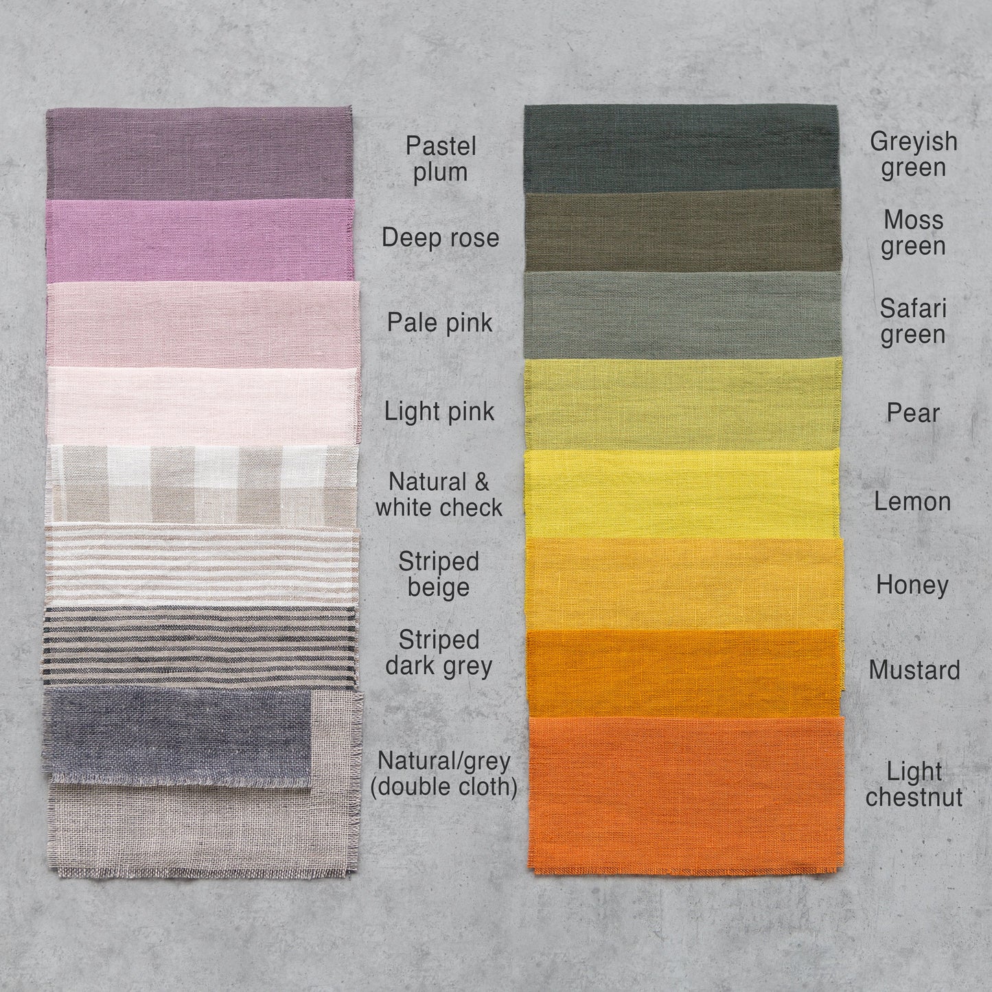 Dark Plum and Pale Pink double side linen bedding set, two tones - Lorena Segura Design Lorena Segura Design