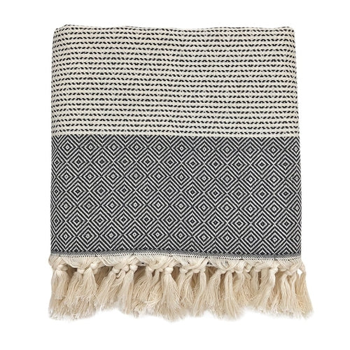 Diamond Stripe Turkish Throw - Lorena Segura Design Lorena Segura Design
