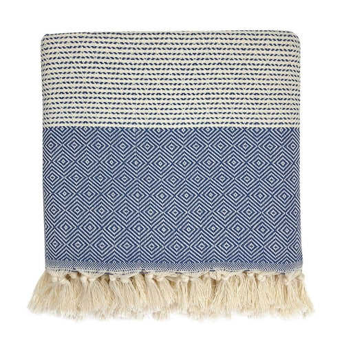 Diamond Stripe Turkish Throw - Lorena Segura Design Lorena Segura Design