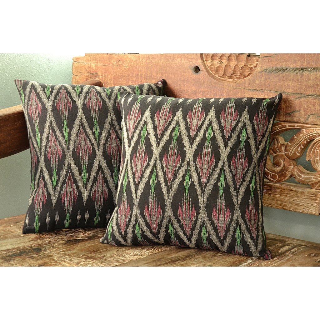Tribal Ikat Pillow Cover - Lorena Segura Design Lorena Segura Design