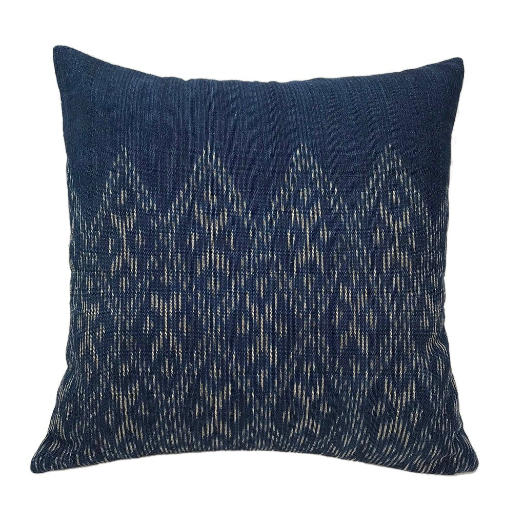 Indigo Diamond Pillow Cover - Lorena Segura Design Lorena Segura Design