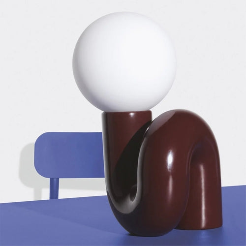 Modern Spiral Bedside Table Lamp - Quirky Whimsical Desk Lamp - Lorena Segura Design Lorena Segura Design