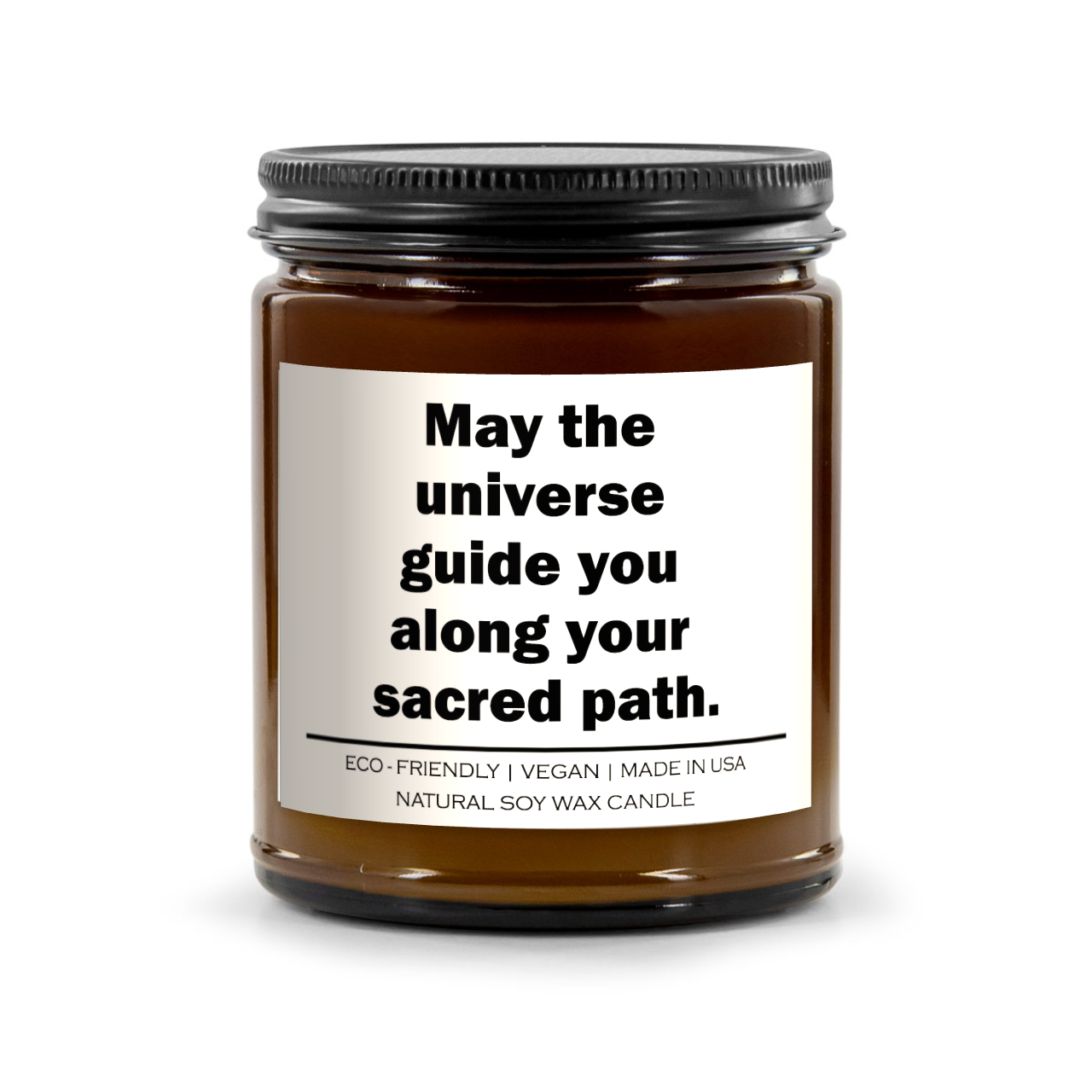 May the universe guide you along your sacred path Candle - Lorena Segura Design