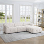 Modular Sectional Sofa, Button Tufted Designed and DIY Combination,L - Lorena Segura Design