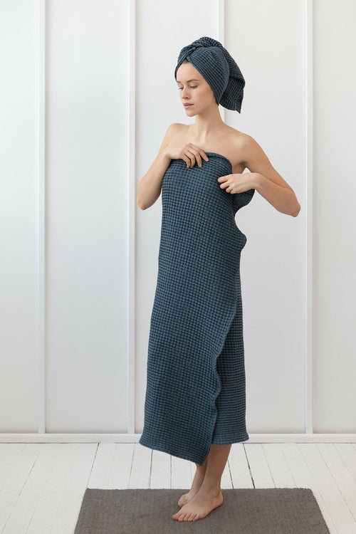 Amber waffle linen towel - Lorena Segura Design Lorena Segura Design