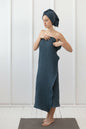 Amber waffle linen towel - Lorena Segura Design