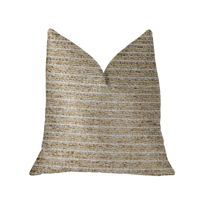 Willow Creek Beige and Ivory Luxury Throw Pillow - Lorena Segura Design