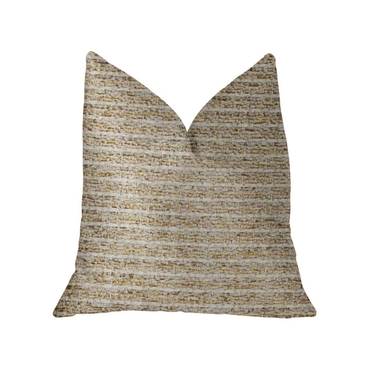Willow Creek Beige and Ivory Luxury Throw Pillow - Lorena Segura Design Lorena Segura Design