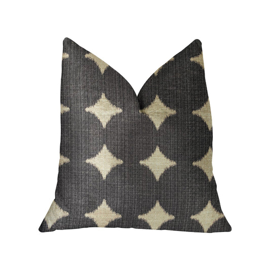 Savannah Black and Beige Luxury Throw Pillow - Lorena Segura Design Lorena Segura Design