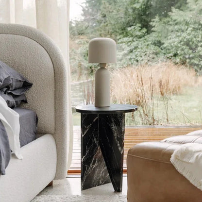 Natural Marble Side Table - Lorena Segura Design