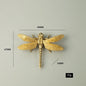 Nordic Gold Dragonfly Single Hole Brass Furniture Handle Luxurious - Lorena Segura Design