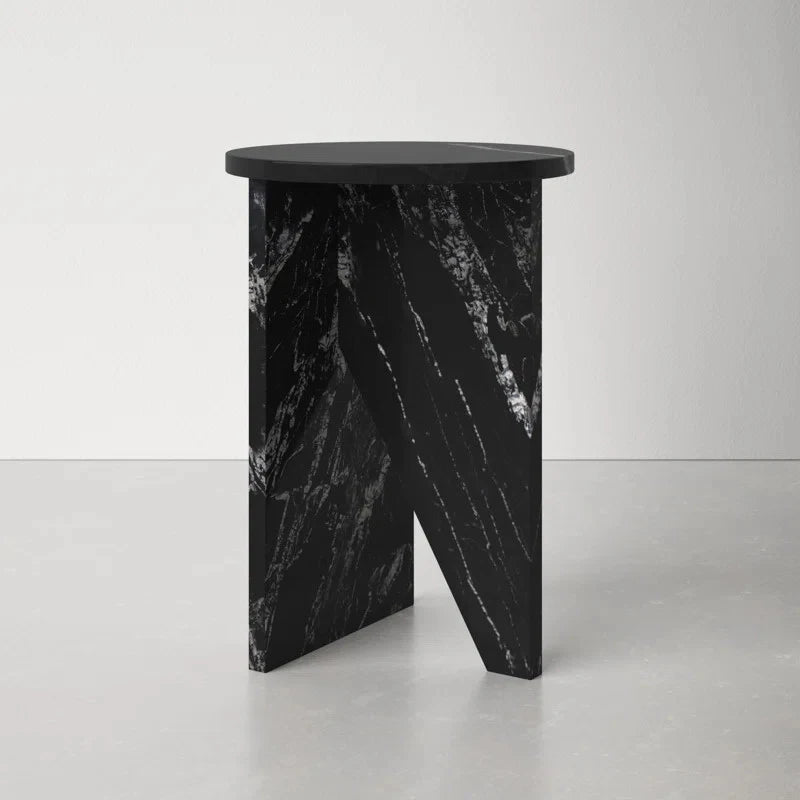 Natural Marble Side Table - Lorena Segura Design