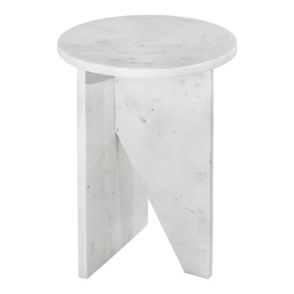 Natural Marble Side Table - Lorena Segura Design
