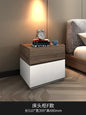Modern Small Bedside Tables Comfortable Storage Wooden Cabinet Brown - Lorena Segura Design