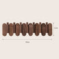 Luxury Wall Coat Rack Walnut Wood Clothes Dress Hanger Hooks Backpack - Lorena Segura Design