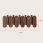 Luxury Wall Coat Rack Walnut Wood Clothes Dress Hanger Hooks Backpack - Lorena Segura Design