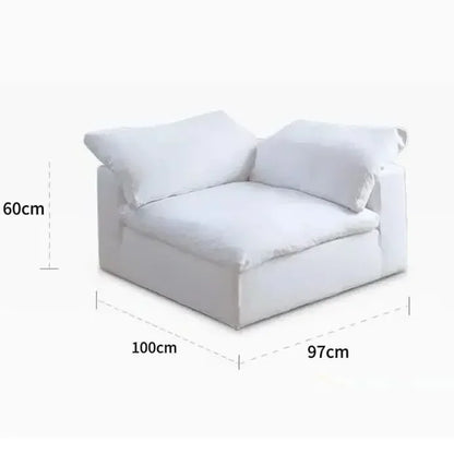 American style modular sofa removable cover - Lorena Segura Design