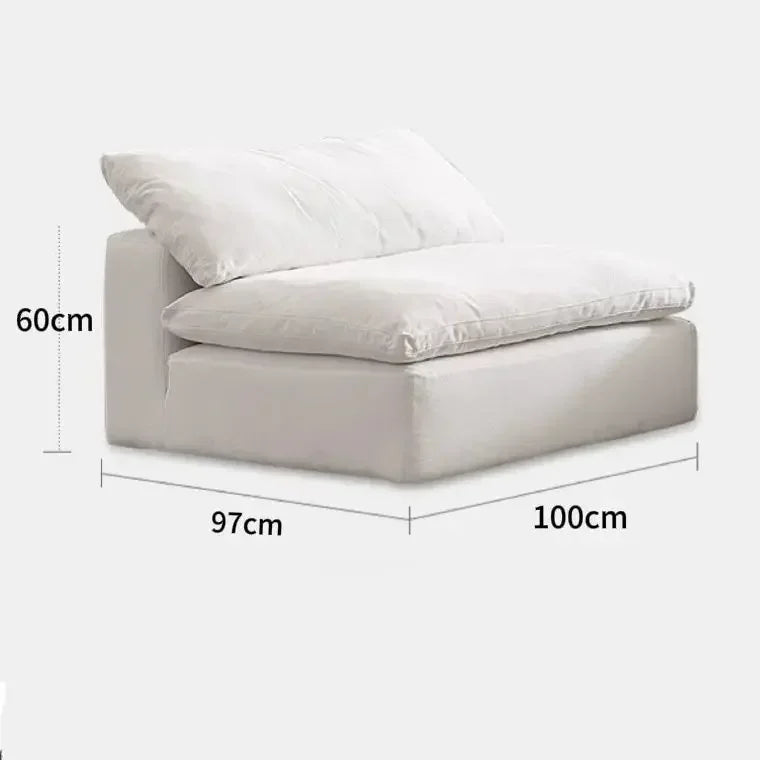 American style modular sofa removable cover - Lorena Segura Design