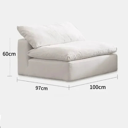 American style modular sofa removable cover - Lorena Segura Design