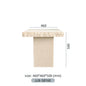 French Luxury Natural Marble Side Table - Lorena Segura Design