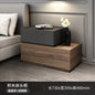 Modern Small Bedside Tables Comfortable Storage Wooden Cabinet Brown - Lorena Segura Design