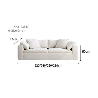 American style modular sofa removable cover - Lorena Segura Design