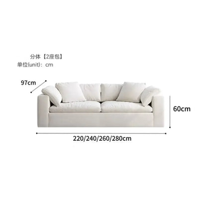 American style modular sofa removable cover - Lorena Segura Design