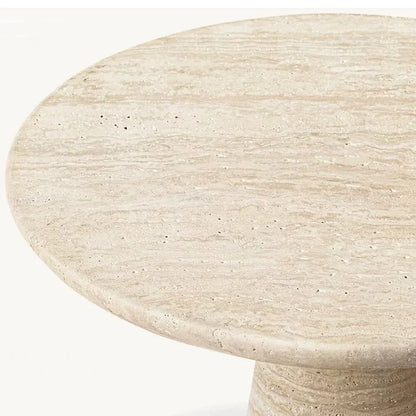 Italian Natural Marble Side Table - Lorena Segura Design