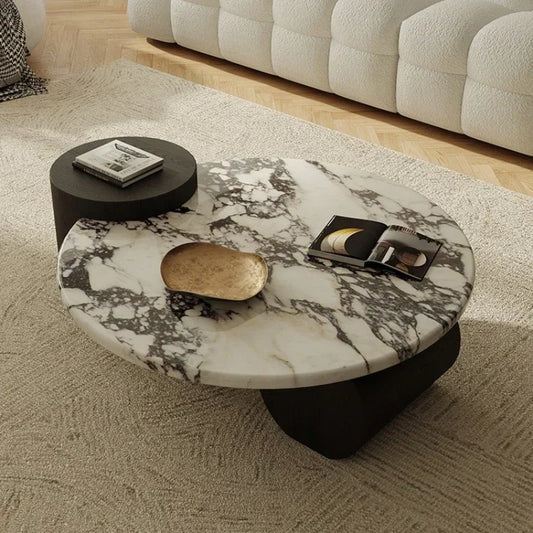 Modern Marble Coffee Table - Lorena Segura Design Lorena Segura Design