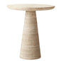 Italian Natural Marble Side Table - Lorena Segura Design
