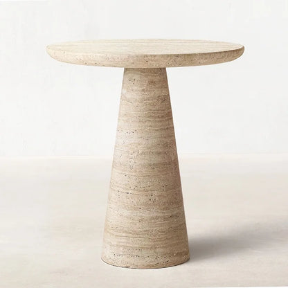 Italian Natural Marble Side Table - Lorena Segura Design