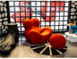 Minimalist Italian design comfortable living room single sofa chair - Lorena Segura Design