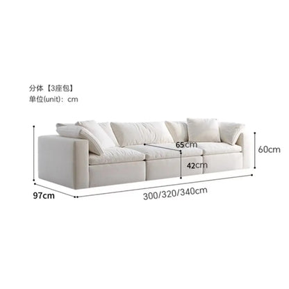 American style modular sofa removable cover - Lorena Segura Design