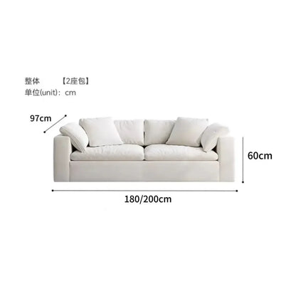 American style modular sofa removable cover - Lorena Segura Design