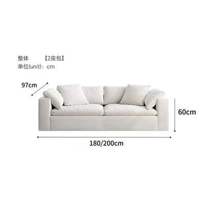 American style modular sofa removable cover - Lorena Segura Design
