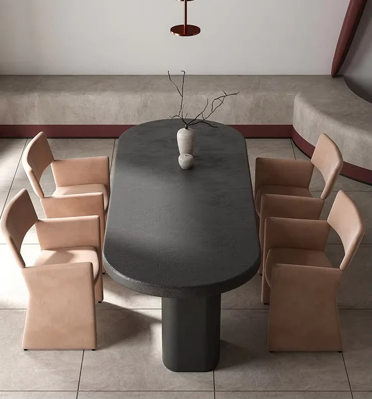 Nordic customize fabric dining chairs modern luxury single sofa boucle - Lorena Segura Design