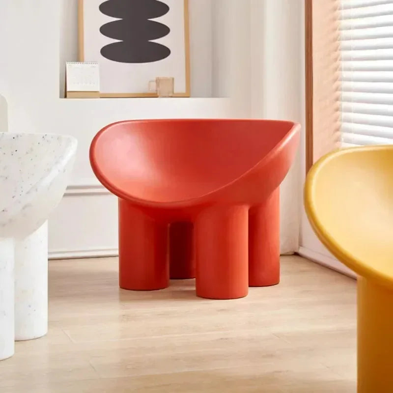 Lounge Modern Art Living Room Chairs Floor Italian Comfy Plastic - Lorena Segura Design