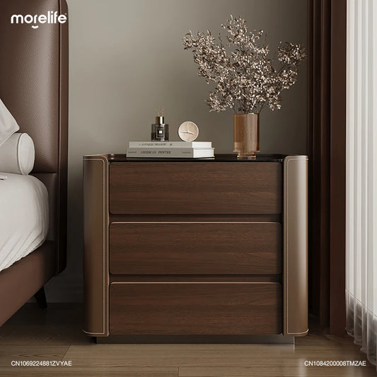 Solid Wood Italian Style Nightstands - Lorena Segura Design Lorena Segura Design