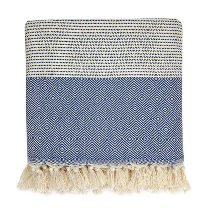 Diamond Stripe Turkish Throw - Lorena Segura Design