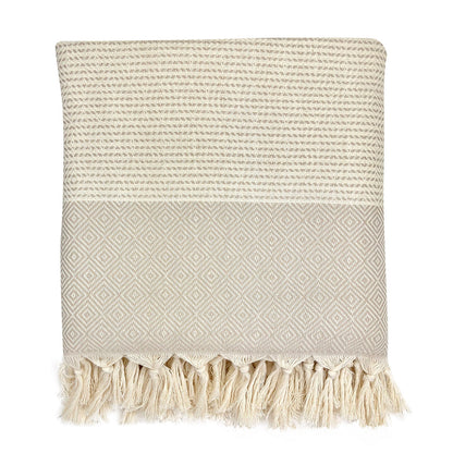 Diamond Stripe Turkish Throw - Lorena Segura Design