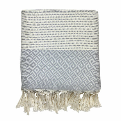 Diamond Stripe Turkish Throw - Lorena Segura Design
