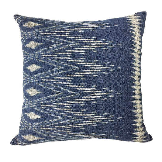 Indigo Ikat Pillow Cover - Lorena Segura Design Lorena Segura Design