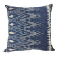 Indigo Ikat Pillow Cover - Lorena Segura Design