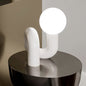 Modern Spiral Bedside Table Lamp - Quirky Whimsical Desk Lamp - Lorena Segura Design