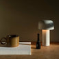 Mushroom Beside Lamp - Bellhop Portable LED Table Lamp - Lorena Segura Design