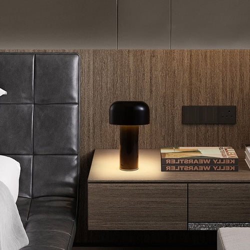 Mushroom Beside Lamp - Bellhop Portable LED Table Lamp - Lorena Segura Design
