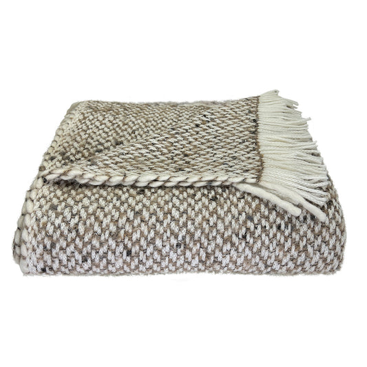 Chunky Camel Weave Alpaca Throw - Lorena Segura Design Lorena Segura Design